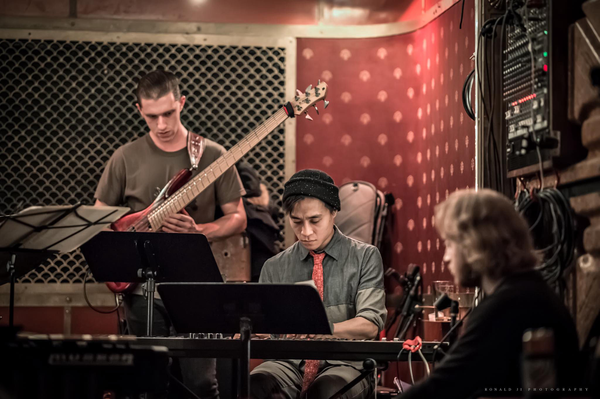 Photo of performance with Trevor Brown at Pete's Candy Store, Brooklyn