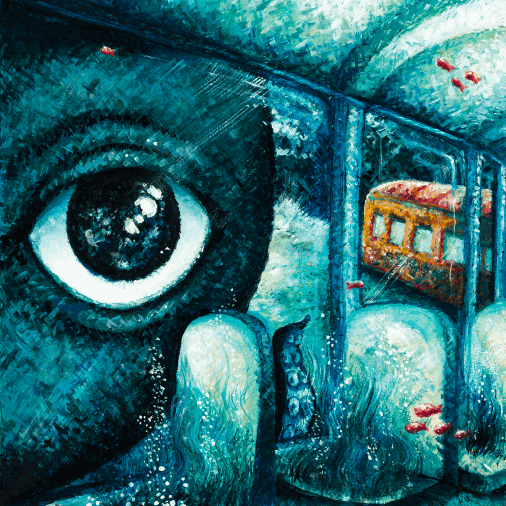 Cover painting for Travel Poems . Chapter 3 . There is no path back