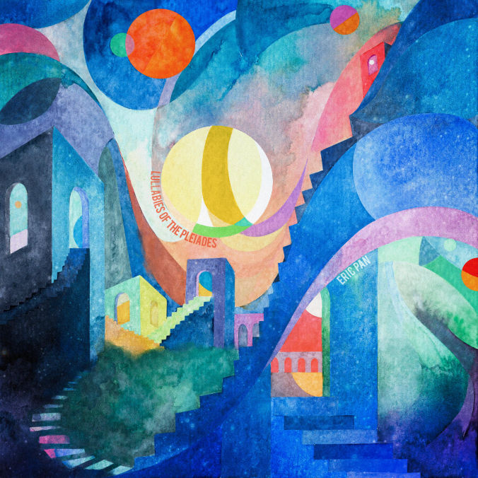 Album cover painting of Lullabies of the Pleiades by Eric Pan